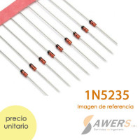 Diodo Zener 1N5235 6.8V 500mw Diodo Zener 1N5235 6.8V 500mw