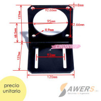 Soporte Angular NEMA 42  (120x120mm) Soporte Angular NEMA 42  (120x120mm)