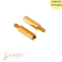 Tornillo Separador hex metalico M-H M3x6 M3x10 Tornillo Separador hex metalico M-H M3x6 M3x10