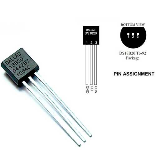 DS18B20 Sensor Temperatura Digital 1-Wire 125C