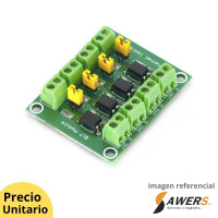Modulo Optoacoplador PC817 4 canales Modulo Optoacoplador PC817 4 canales