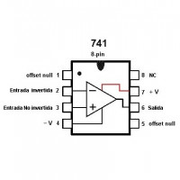 LM741 Amplificador Operacional DIP LM741 Amplificador Operacional DIP