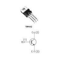 TIP41 Transistor de potencia NPN 40V 6A TIP41 Transistor de potencia NPN 40V 6A