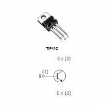 TIP41 Transistor de potencia NPN 40V 6A