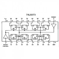 74LS373 Flip Flop tipo D 74LS373 Flip Flop tipo D