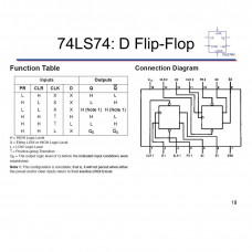 74LS74 Flip Flop tipo D DIP