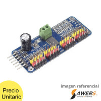PCA9685 Controlador de Servos PWM 16CH (KIT) PCA9685 Controlador de Servos PWM 16CH (KIT)