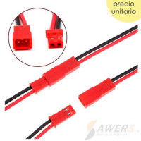 Conector plug JST 2P 10cm par (baterias Lipo) Conector plug JST 2P 10cm par (baterias Lipo)