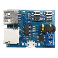 Modulo reproductor MP3 con amplificador 2W Modulo reproductor MP3 con amplificador 2W