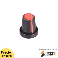 Perilla Knob para potenciometro d=6mm15x17mm Perilla Knob para potenciometro d=6mm15x17mm