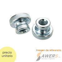 Tuerca rosca moleteada M5 (pack de 4pcs) Tuerca rosca moleteada M5 (pack de 4pcs)