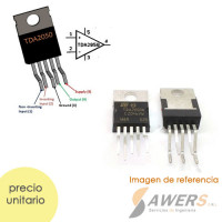 TDA2050 Amplificador de audio AB Stereo 60W TDA2050 Amplificador de audio AB Stereo 60W