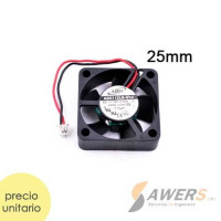 Ventilador DC 12V 25x25x10mm Ventilador DC 12V 25x25x10mm