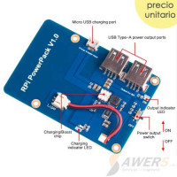 RPI PowerPack V1.2 (no incluye bateria) RPI PowerPack V1.2 (no incluye bateria)