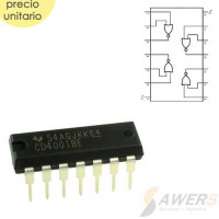 CD4001 CMOS Compuerta NOR CD4001 CMOS Compuerta NOR