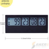 Temporizador de retroceso 0-999Dias Temporizador de retroceso 0-999Dias