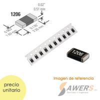 Resistencia SMD 1206 1% (pack de 5pcs) Resistencia SMD 1206 1% (pack de 5pcs)