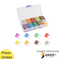 Kit fusible automotriz 5/15/20/25/30/40A 100pcs Kit fusible automotriz 5/15/20/25/30/40A 100pcs