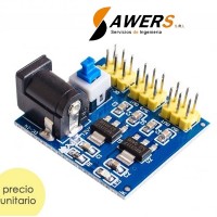 Regulador DC-DC 12V a 3.3V y 5V (AMS1117) Regulador DC-DC 12V a 3.3V y 5V (AMS1117)