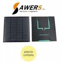 Panel Solar 2.0W 115*115mm 9V policristalino Panel Solar 2.0W 115*115mm 9V policristalino