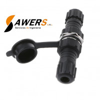 Conector de aviacion GX16 - 2pines M-H Impermeable Conector de aviacion GX16 - 2pines M-H Impermeable