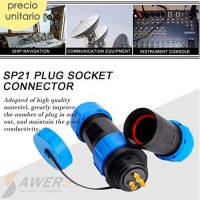 Conector de aviacion SP21 - 2pines M-H Impermeable Conector de aviacion SP21 - 2pines M-H Impermeable