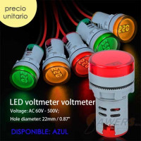 AD16-22DSV Voltimetro de Tablero 60-500VAC AD16-22DSV Voltimetro de Tablero 60-500VAC