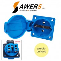 Enchufe Impermeable IP44 250V 40mm Enchufe Impermeable IP44 250V 40mm