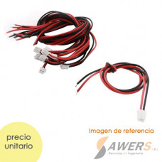 Cable Conector Molex 2mm 2P Hembra