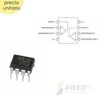 TL082 Dual OP-AMP JFET-input bajo ruido 3Mhz TL082 Dual OP-AMP JFET-input bajo ruido 3Mhz