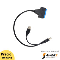 Adaptador USB 3.0 a SATA para discos HDD/SSD de 2.5inch Adaptador USB 3.0 a SATA para discos HDD/SSD de 2.5inch