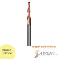 Fresa con Punta Conica CED=R1.5  30.5 -D6 -75 Fresa con Punta Conica CED=R1.5  30.5 -D6 -75