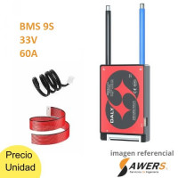 DALY BMS Proteccion Li-ion 9S 33V 60A DALY BMS Proteccion Li-ion 9S 33V 60A