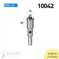 Fresa de perforacion y Escariado para metal ID=16mm Fresa de perforacion y Escariado para metal ID=16mm