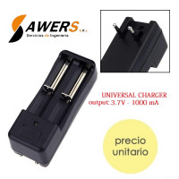 Cargador Universal Bateria LI-ION 18650-14500 3.7V Cargador Universal Bateria LI-ION 18650-14500 3.7V