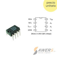 DS1621(mas) Sensor Termostato Digital DIP DS1621(mas) Sensor Termostato Digital DIP