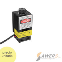 Modulo Laser 500mW 405nm lente ajustable 12V Modulo Laser 500mW 405nm lente ajustable 12V