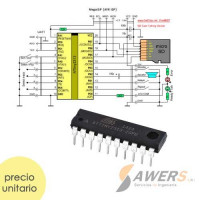 ATtiny2313 Microcontrolador AVR DIP ATtiny2313 Microcontrolador AVR DIP