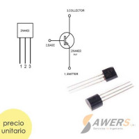 2N4403 Transistor PNP 40V 200Mhz 100Hfe 2N4403 Transistor PNP 40V 200Mhz 100Hfe