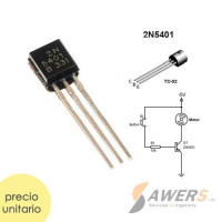2N5401 Transistor PNP 150V 50hFE 2N5401 Transistor PNP 150V 50hFE