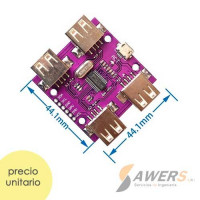 Concentrador HUB microUSB 2.0 4CH Concentrador HUB microUSB 2.0 4CH