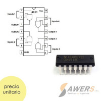 CD4011 CMOS Compuerta NAND DIP-14 CD4011 CMOS Compuerta NAND DIP-14