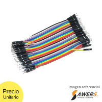 Dupont cable M-H-H (10piezas) 15/20cm Dupont cable M-H-H (10piezas) 15/20cm