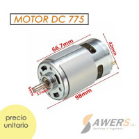 Motor Spindle 775 12V 14600RPM eje 5mm Motor Spindle 775 12V 14600RPM eje 5mm