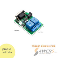 Modulo Relay 2CH a Serial RS232 12V Modulo Relay 2CH a Serial RS232 12V