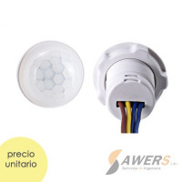 Sensor de movimiento PIR 220VAC 40W Sensor de movimiento PIR 220VAC 40W