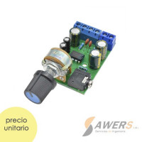 TDA2822 Amplificador de Audio Stereo 5W regulable