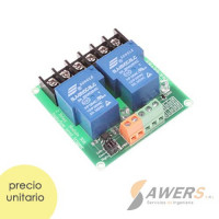 Modulo Relay 2CH 5VDC 250V-30A potencia Modulo Relay 2CH 5VDC 250V-30A potencia