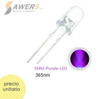 Led UVA 60mW 365-370nm 5mm Led UVA 60mW 365-370nm 5mm