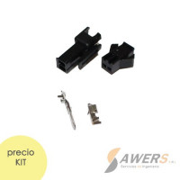Conector JST SM2.54 2P (M-H) Conector JST SM2.54 2P (M-H)